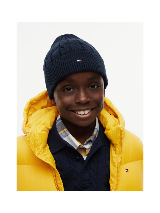 Tommy Hilfiger - Essential Cable adīta cepure - C1G DARK BLUE | Stockmann - photo 4