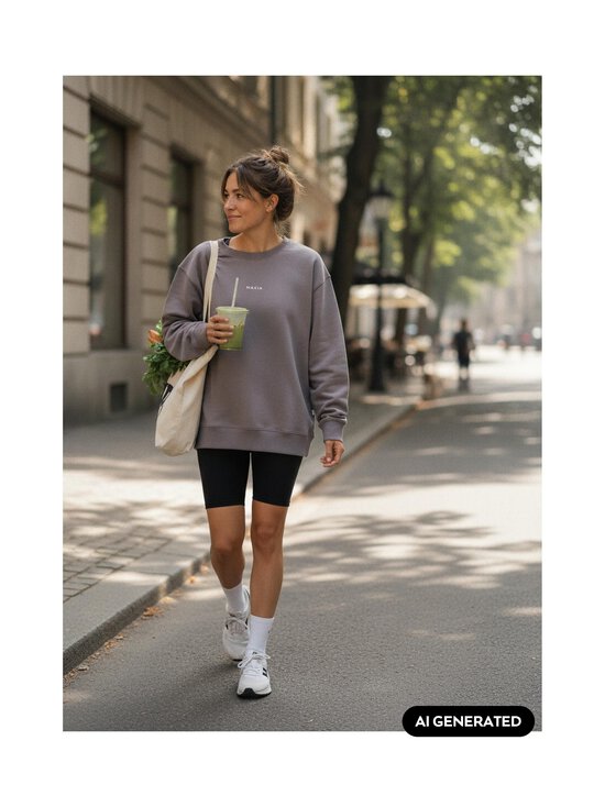 Makia - Collegepaita - 580 PURPLE GRAY | Stockmann - photo 2