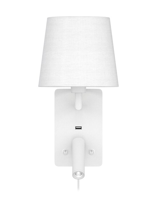 Design by Grönlund - Denver USB -seinävalaisin - WHITE - photo 4 Design by Grönlund - Denver USB -seinävalaisin - WHITE | Stockmann - photo 4
