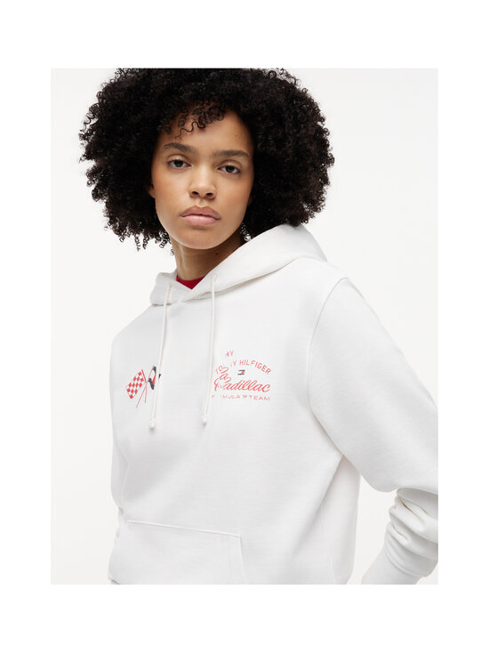 Tommy Hilfiger - TH x CF1 Varsity Graphic džemperis ar kapuci - YBR WHITE | Stockmann - photo 4