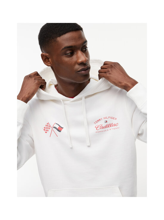 Tommy Hilfiger - TH x CF1 Varsity Graphic džemperis ar kapuci - YBR WHITE | Stockmann - photo 5