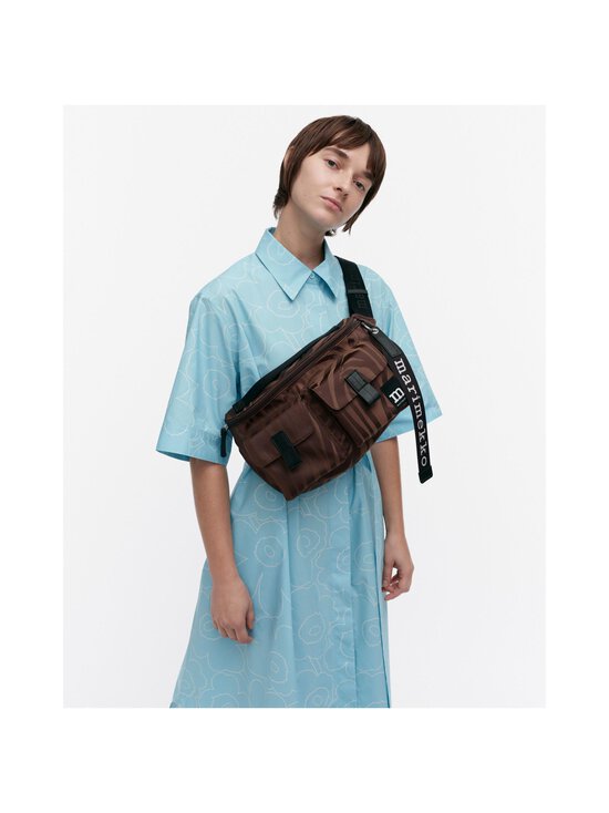 Marimekko - Sling Jokuraita M plecu soma - 880 BROWN, DARK BROWN - photo 2 Marimekko - Sling Jokuraita M plecu soma - 880 BROWN, DARK BROWN | Stockmann - photo 2