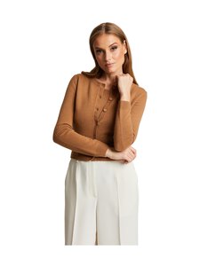 Andiata - Ellean-merinovilla-kashmirneuletakki - CAMEL | Stockmann