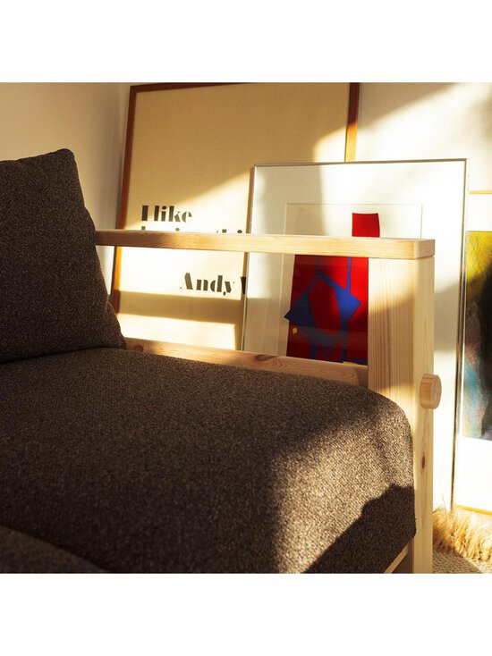 Karup - Bare-sohva Textured Weave -kangas mellow brown / mänty L 225 cm - BEIGE | Stockmann - photo 15