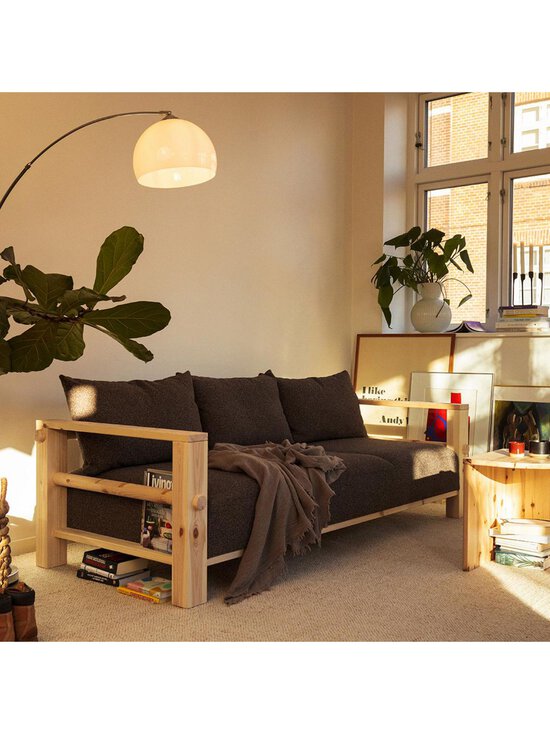 Karup - Bare-sohva Textured Weave -kangas mellow brown / mänty L 225 cm - BEIGE | Stockmann - photo 11