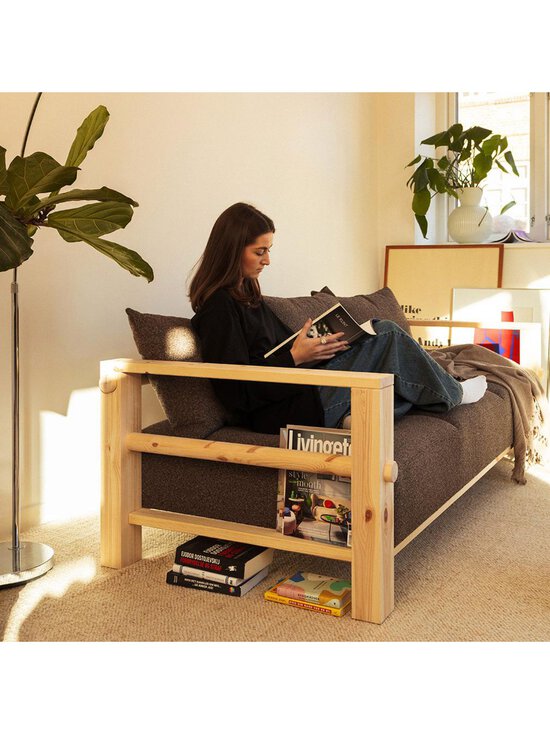 Karup - Bare-sohva Textured Weave -kangas mellow brown / mänty L 225 cm - BEIGE | Stockmann - photo 13