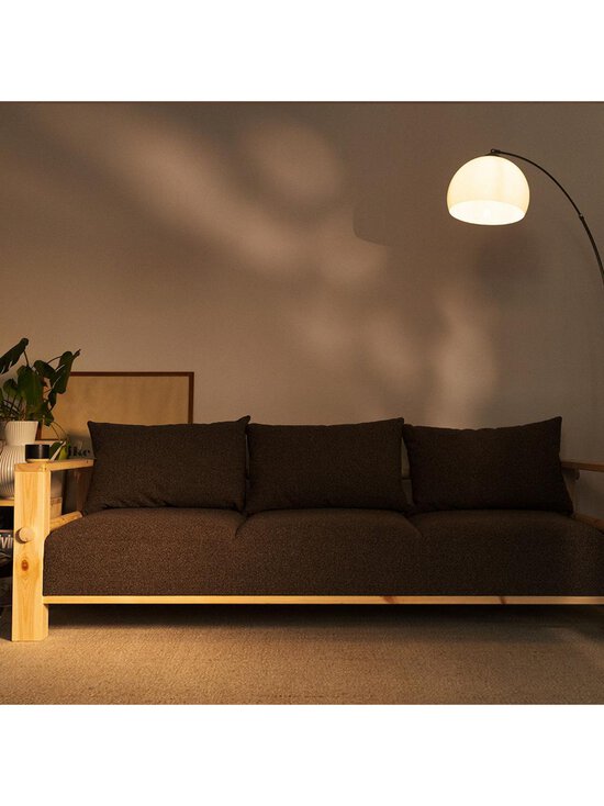 Karup - Bare-sohva Textured Weave -kangas mellow brown / mänty L 225 cm - BEIGE | Stockmann - photo 22