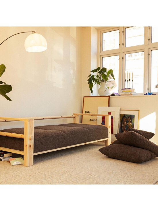 Karup - Bare-sohva Textured Weave -kangas mellow brown / mänty L 225 cm - BEIGE | Stockmann - photo 23