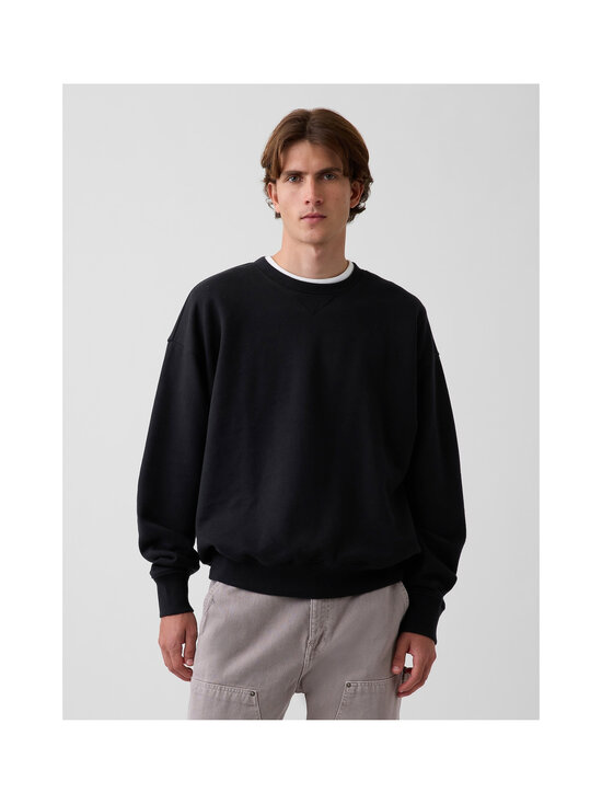 GAP - Heavyweight Crew džemperis - TRUE BLACK | Stockmann - photo 2
