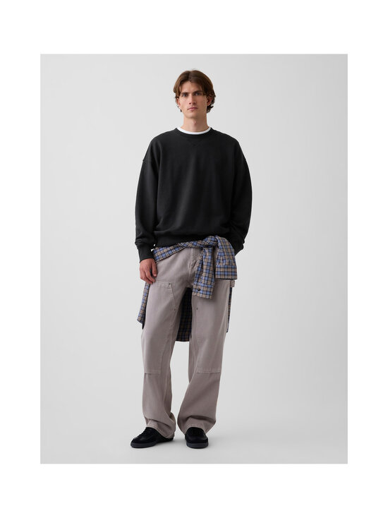 GAP - Heavyweight Crew džemperis - TRUE BLACK | Stockmann - photo 3