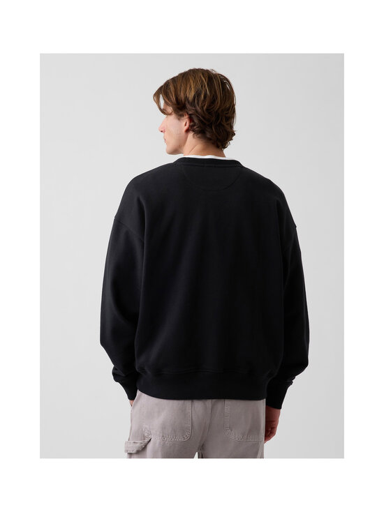 GAP - Heavyweight Crew džemperis - TRUE BLACK | Stockmann - photo 5