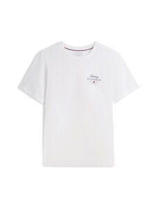 Tommy Hilfiger - Script Stack t-paita - YBR WHITE | Stockmann