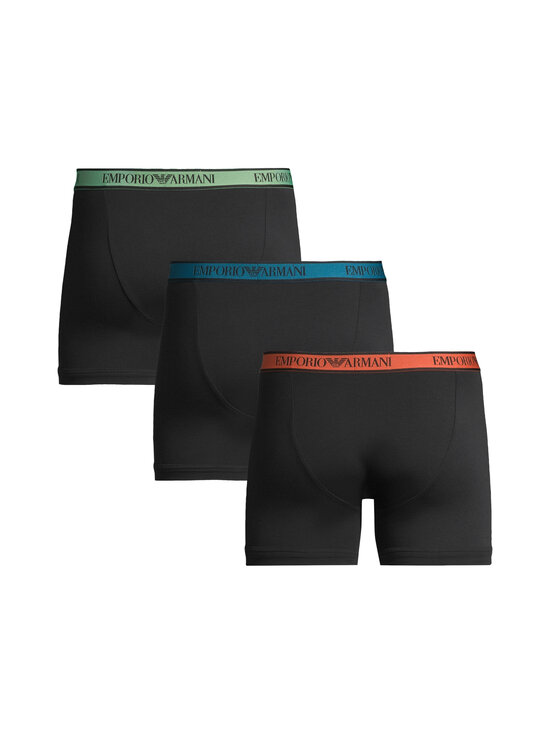 Emporio Armani - Bokseršorti 3 iepak. - MC061 BLACK/BLACK/BLACK | Stockmann - photo 2
