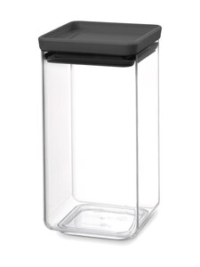 Brabantia - Square Canister -säilytyspurkki 1,6 l - DARK GREY Brabantia - Square Canister -säilytyspurkki 1,6 l - DARK GREY | Stockmann