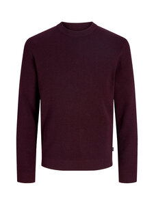 Jack & Jones - JprblaMilano Stitch Crew Neck -neulepaita - BITTER CHOCOLATE DETAIL:MELANGE | Stockmann