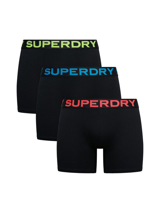 Superdry - Bokserid, 3 paari - 1MN BLACK/NEON | Stockmann - photo 1