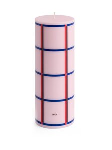 HAY - Column Medium Light Pink, Red, Bordeaux And Dark Blue -kynttilä - LIGHT PINK, RED, BORDEAUX AND DARK BLUE | Stockmann