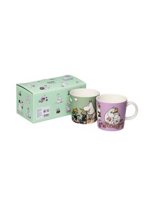Moomin Arabia - Muumi Sydänkäpyset & Hellyys -muki 3 dl, 2 kpl - MULTICOLOR | Stockmann
