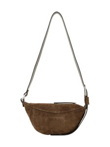 Allsaints - Luna Suede Crossbody -nahkalaukku - FANGO BROWN | Stockmann