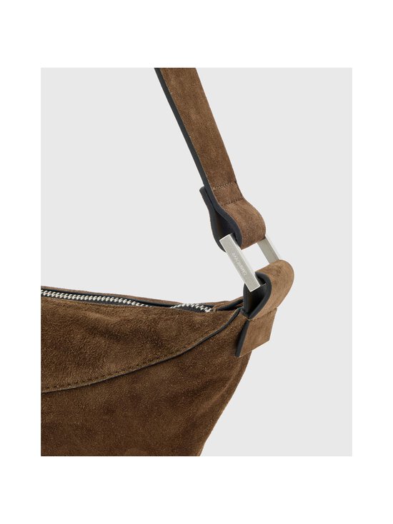 Allsaints - Luna Suede Crossbody -nahkalaukku - FANGO BROWN | Stockmann - photo 3