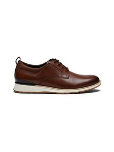 Clarks - Flex Hybrid Smart Casual -nauhakengät - 5241 TAN LEATHER | Stockmann