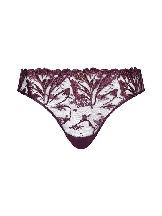 Chantelle - Illusion Tanga Standard Waist -stringit - E63 AUBERGINE LUREX | Stockmann - photo 1