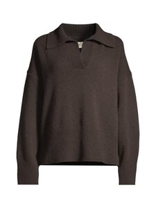 Skall Studio - Dean V-neck -neule - DEEP BROWN | Stockmann