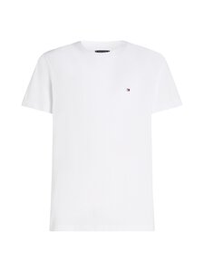 Tommy Hilfiger - Essential Flag T-paita - YBR WHITE | Stockmann