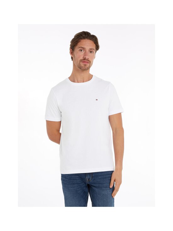 Tommy Hilfiger - Essential Flag T-paita - YBR WHITE | Stockmann - photo 3