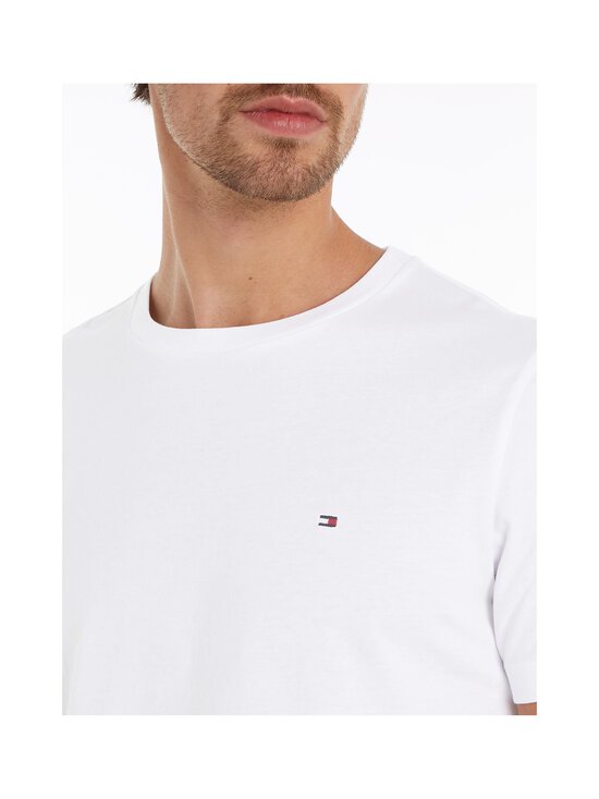 Tommy Hilfiger - Essential Flag T-paita - YBR WHITE | Stockmann - photo 5