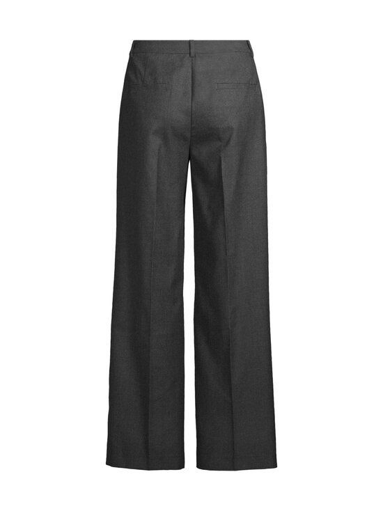 ESSENTIALS by Stockmann - Sheresa Wide leg -housut - DK.GREY MEL -12 | Stockmann - photo 2