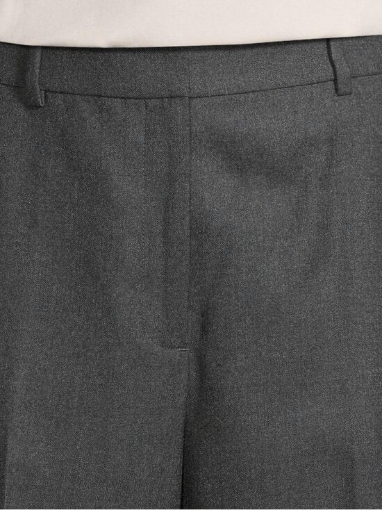 ESSENTIALS by Stockmann - Sheresa Wide leg -housut - DK.GREY MEL -12 | Stockmann - photo 5