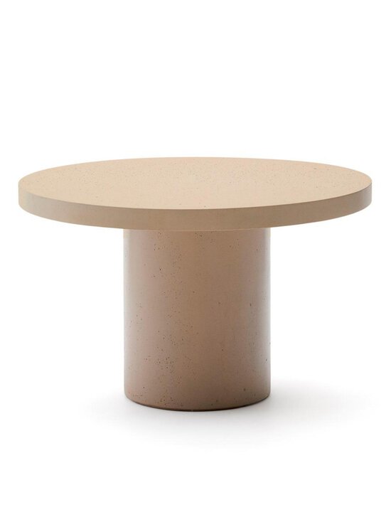 Kave Home - Aiguablava-ruokapöytä beige ⌀ 120 cm - BEIGE | Stockmann - photo 1