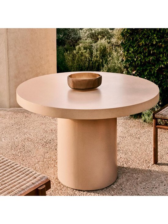 Kave Home - Aiguablava-ruokapöytä beige ⌀ 120 cm - BEIGE | Stockmann - photo 4