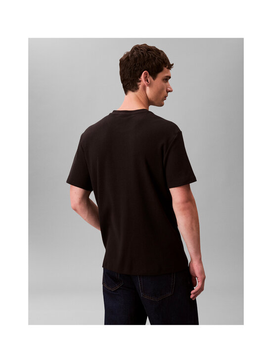 Calvin Klein Jeans - Waffle Badge t-paita - UB1 BLACK | Stockmann - photo 3