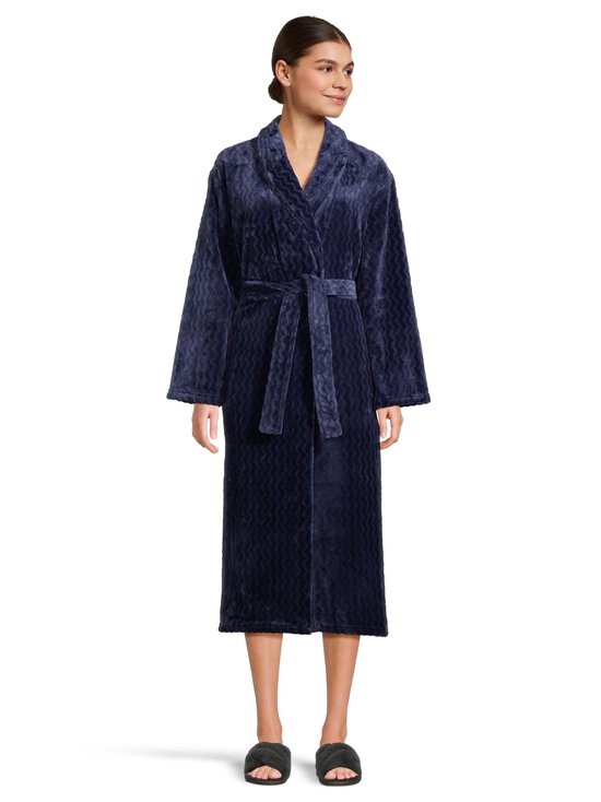 Damella - Jaquard fleece -aamutakki - 023 NAVY - photo 2 Damella - Jaquard fleece -aamutakki - 023 NAVY | Stockmann - photo 2