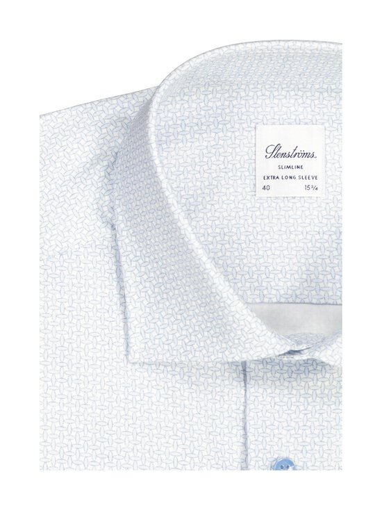 Stenströms - Slimline-kauluspaita, erikoispitkät hihat - 111 LIGHT BLUE PATTERN | Stockmann - photo 2