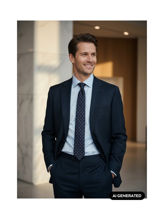 Stenströms - Zīda kaklasaite - 181 NAVY PATTERN | Stockmann - photo 3
