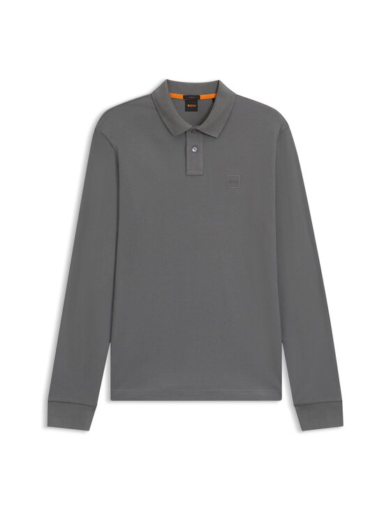 BOSS - Passerby- pitkähihainen pikeepaita - 062 OPEN GREY | Stockmann - photo 1