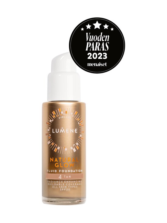 Lumene - Natural Glow Fluid Foundation SPF20 -meikkivoide - 4 TAN - photo 3 Lumene - Natural Glow Fluid Foundation SPF20 -meikkivoide - 4 TAN | Stockmann - photo 3