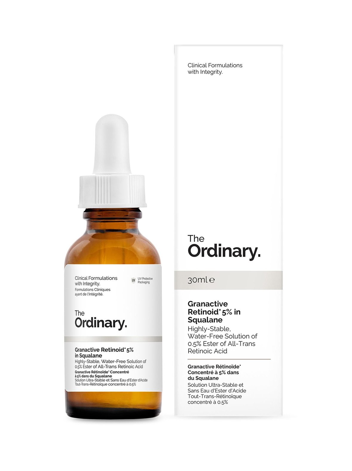 Granactive Retinoid 5 % in Squalane -seerumi 30 ml