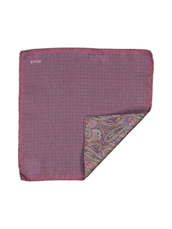 Eton - Double Print -silkkitaskuliina - 75 MID PURPLE | Stockmann - photo 2