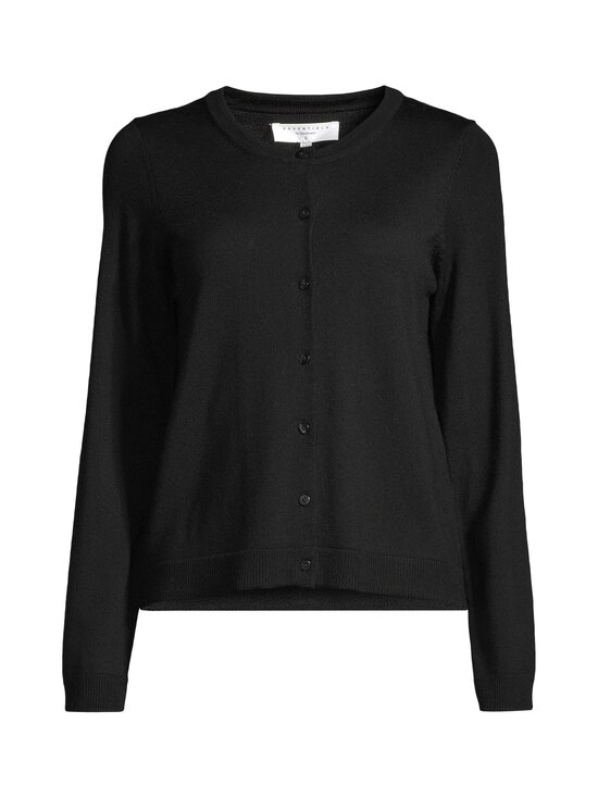ESSENTIALS by Stockmann - Jamelia-merinoneuletakki - BLACK 99070 | Stockmann - photo 1