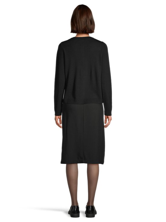 ESSENTIALS by Stockmann - Jamelia-merinoneuletakki - BLACK 99070 | Stockmann - photo 3