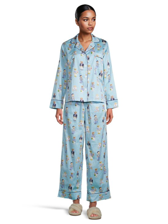 Polo Ralph Lauren - Pidžaama Madison Set Allover Bear Polo - 866 AQUA MIST | Stockmann - photo 2