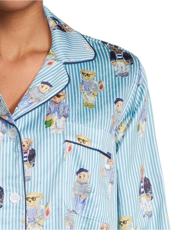 Polo Ralph Lauren - Pidžaama Madison Set Allover Bear Polo - 866 AQUA MIST | Stockmann - photo 7
