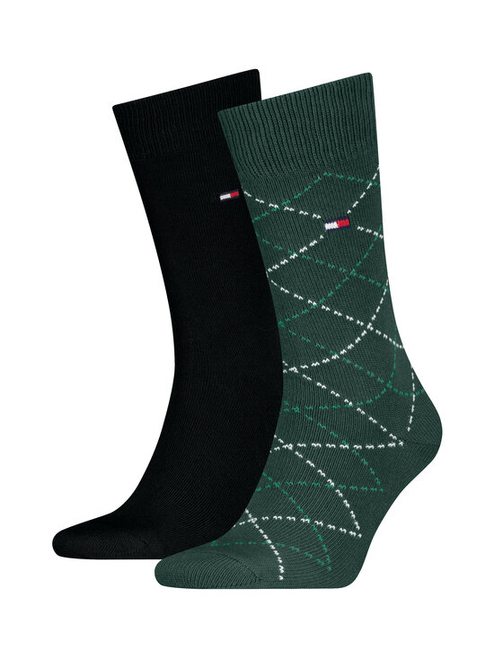 Tommy Hilfiger - Sokid Argyle, 2 paari - 002 DEEP GREEN | Stockmann - photo 1