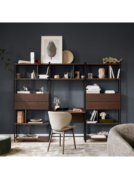 BoConcept - Calgary-hylly tumma tammi / musta 84 x 190 cm - BROWN | Stockmann - photo 4