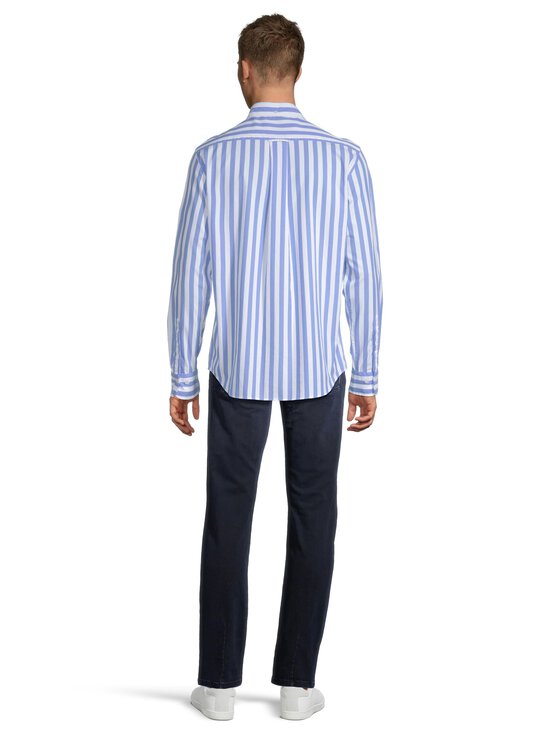 GANT - Regular Classic Poplin Stripe -kauluspaita - 419 PERFECT BLUE - photo 3 GANT - Regular Classic Poplin Stripe -kauluspaita - 419 PERFECT BLUE | Stockmann - photo 3