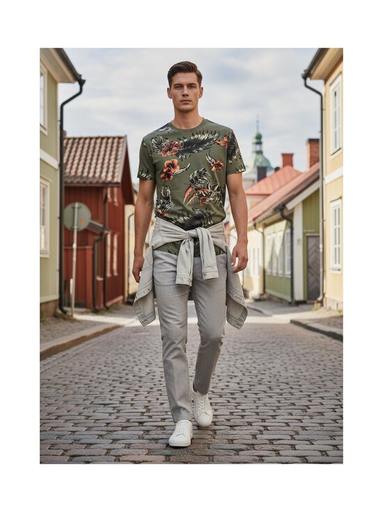 CONSTRUE - T-särk California - HERB GREEN FLORAL AOP | Stockmann - photo 5